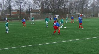 Werder D-Jugend gegen Schulmannschaft